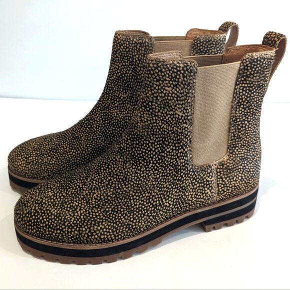 Madewell The Ivy Chelsea Boot in Mini Dot Calf Hair NWOB - Picture 3 of 9